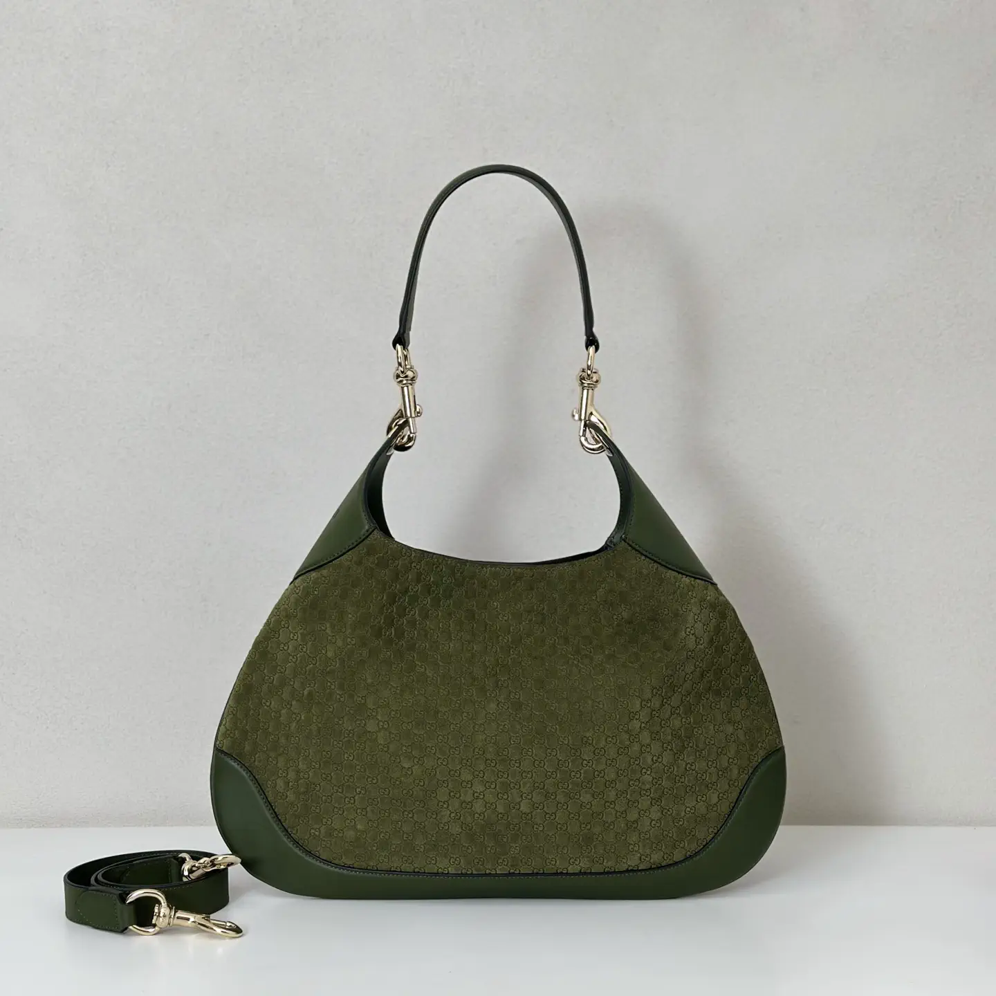 Gucci Monogram Hobo Shoulder Bag image 1