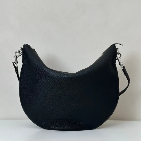 Gucci Black Leather Hobo Shoulder Bag image 1