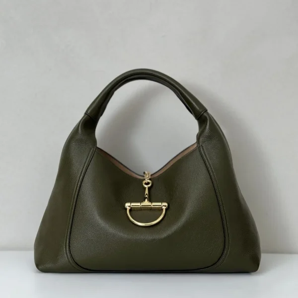 Gucci Dark Green Hobo Shoulder Bag image 1