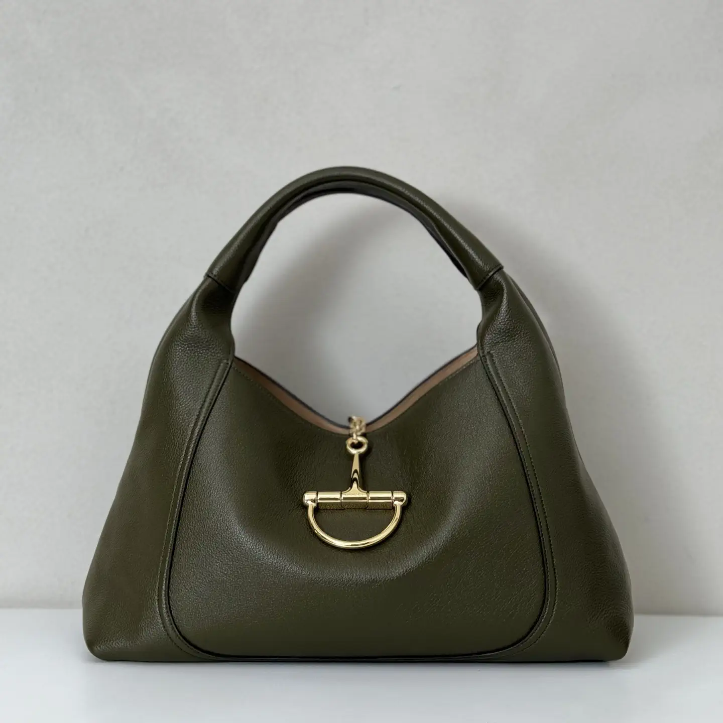 Gucci Dark Green Hobo Shoulder Bag image 1