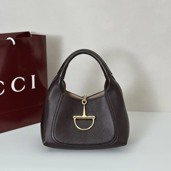Gucci Dark Brown Top Handle Bag image 1