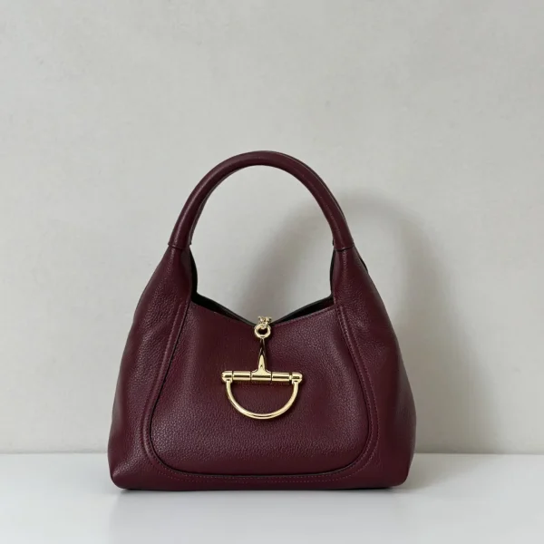 Gucci Burgundy Top Handle Bag image 1