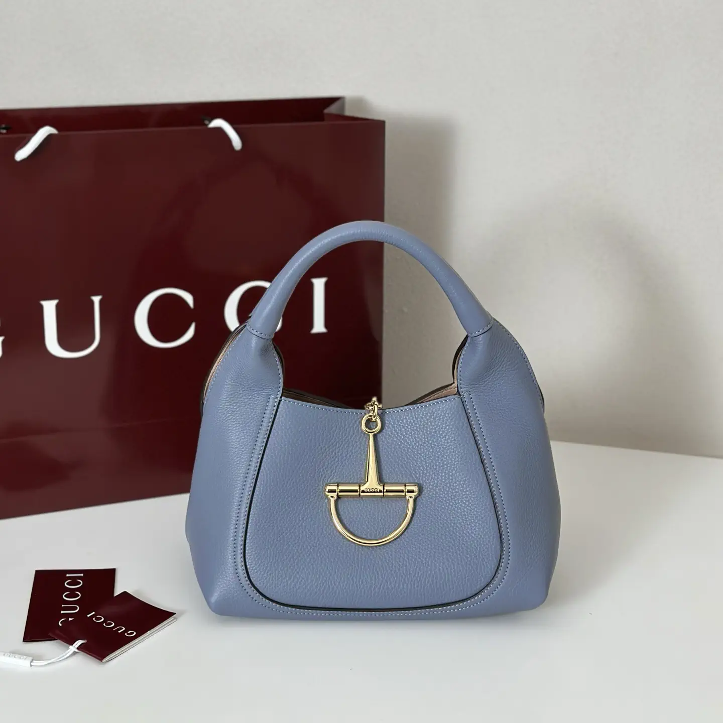Gucci Light Blue Top Handle Bag image 1