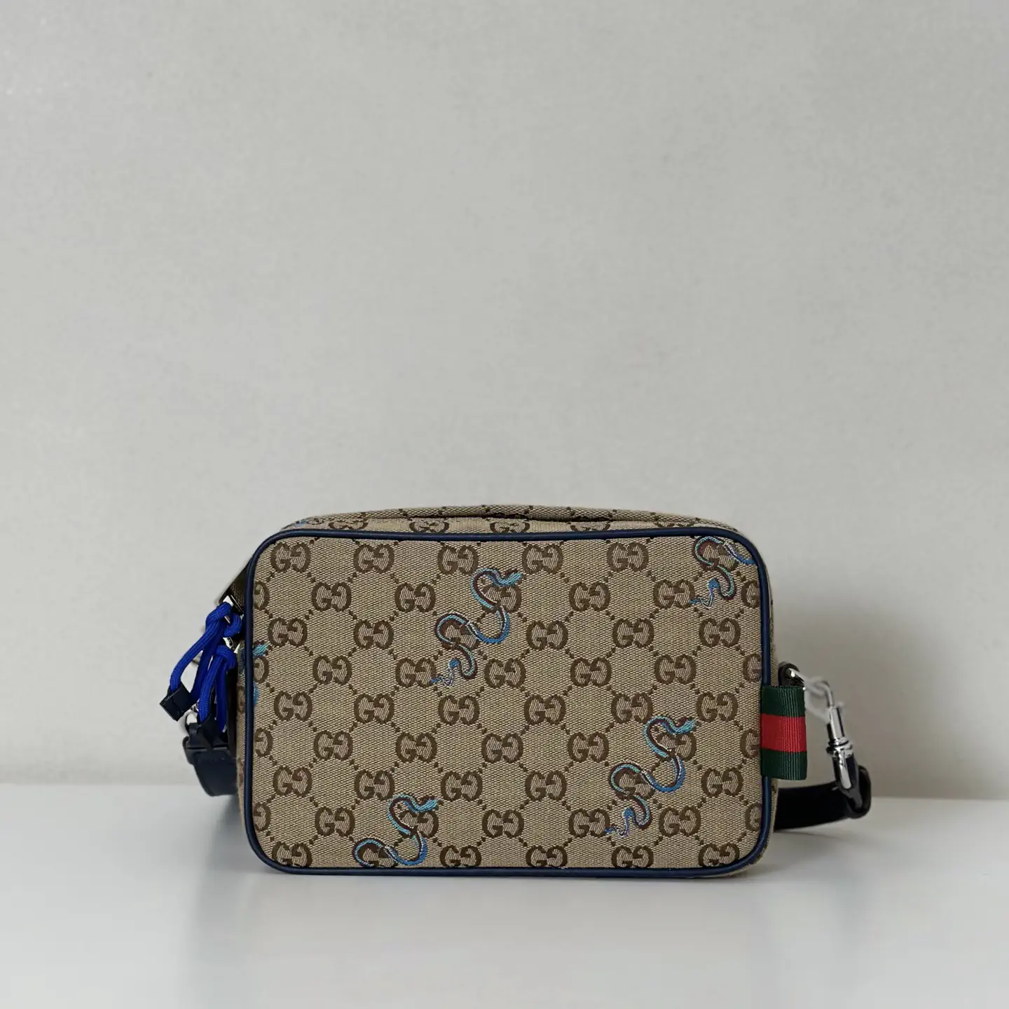 Gucci Monogram Embroidered Crossbody Bag image 1