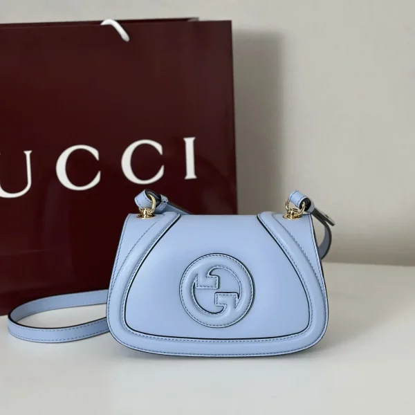 Gucci Interlocking G Light Blue Crossbody Bag image 1