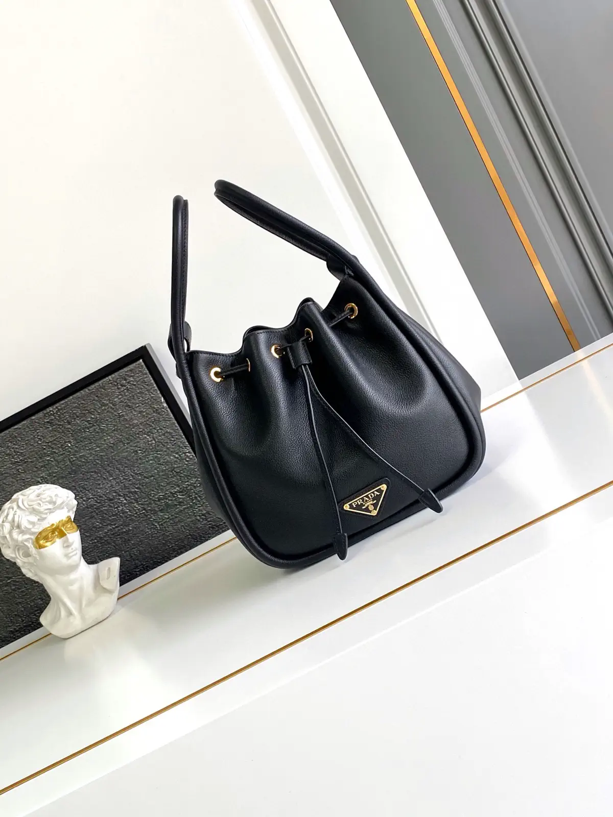 Prada Drawstring Bucket Bag image 1