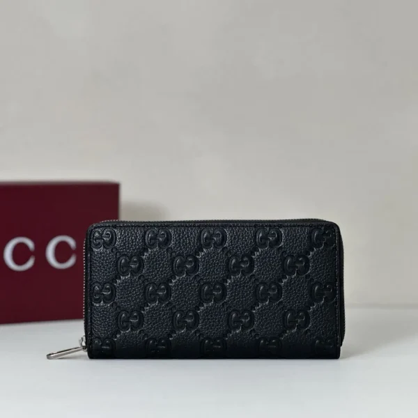 Gucci Embossed GG Zip Around Wallet image 1