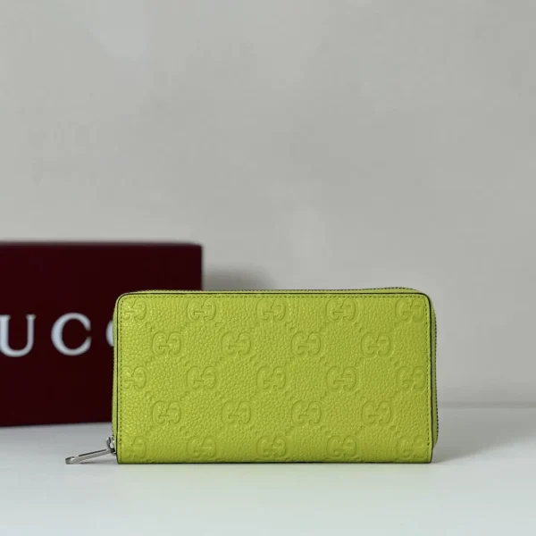 Gucci Embossed Monogram Zip-Around Wallet image 1