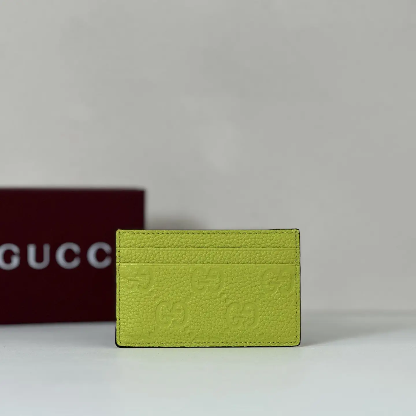 Gucci Embossed GG Card Holder image 1