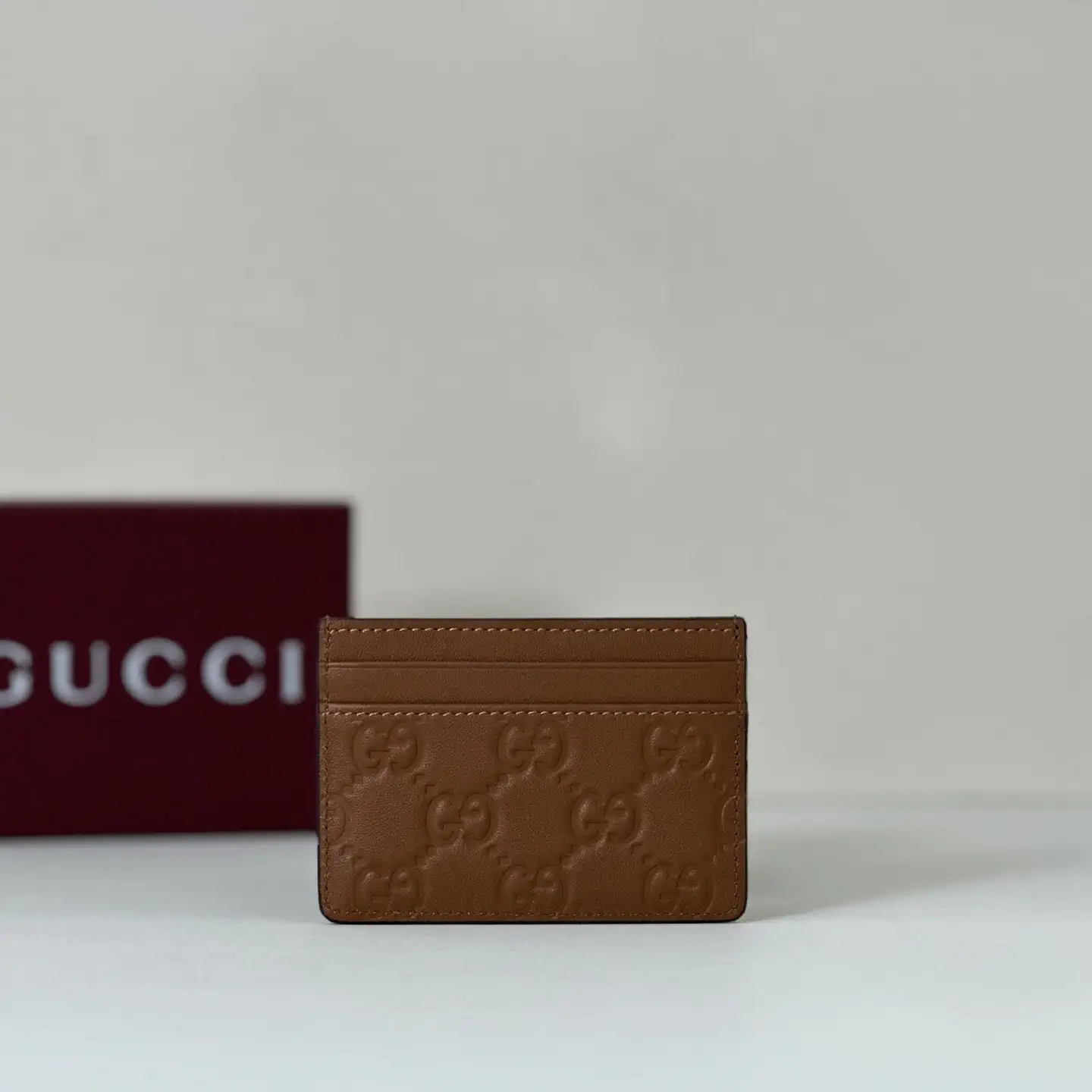 Gucci Monogram Card Holder image 1