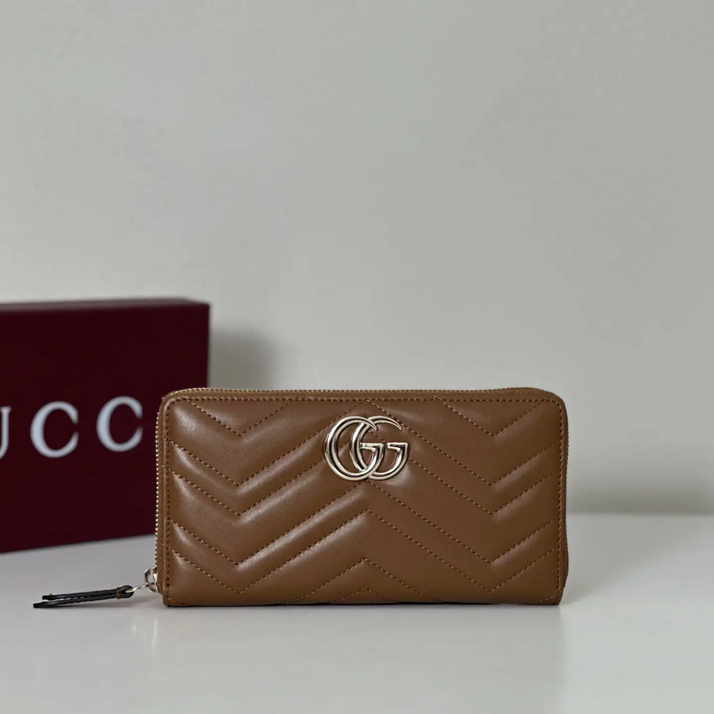 Gucci Quilted Zip Around Wallet image 1
