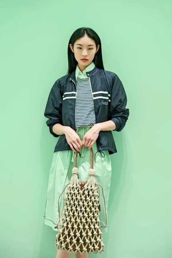Prada Knotted Net Shoulder Bag image 1