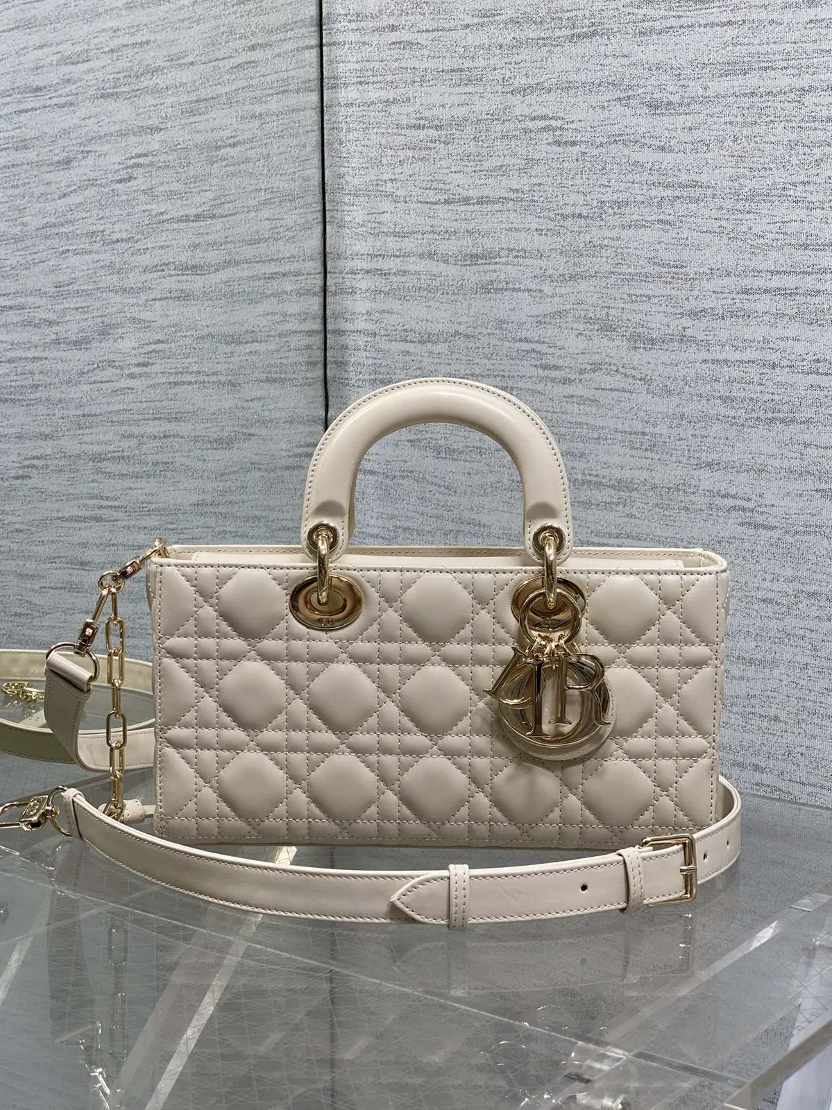Dior Quilted Top Handle Bag image 1