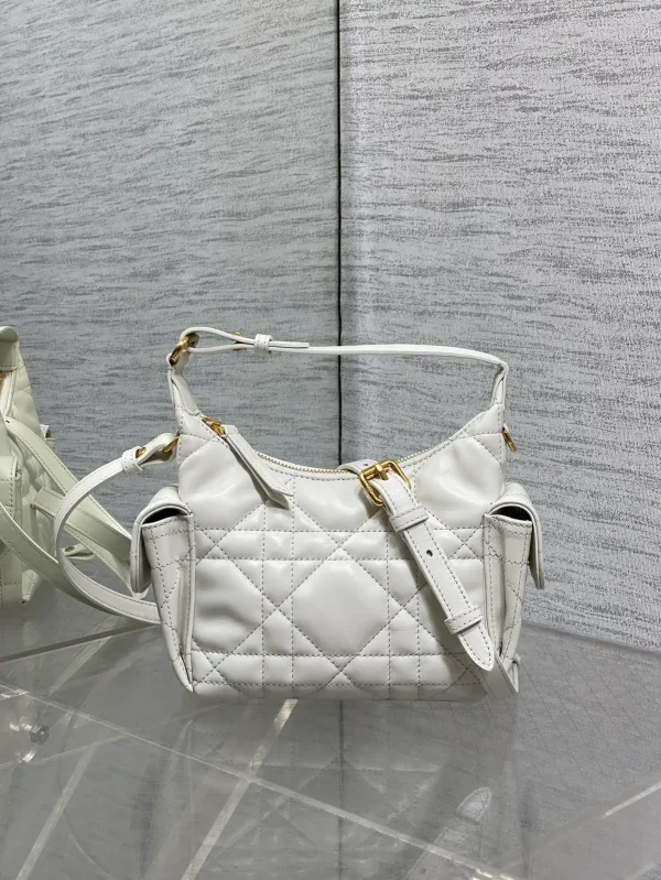 Dior White Quilted Crossbody Bag image 1