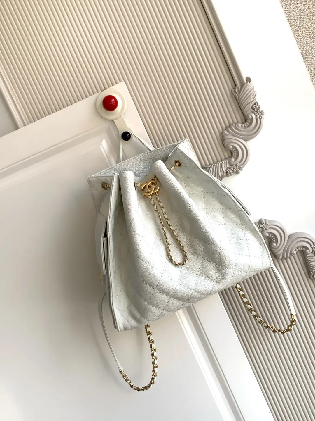 Chanel Quilted Backpack image 1