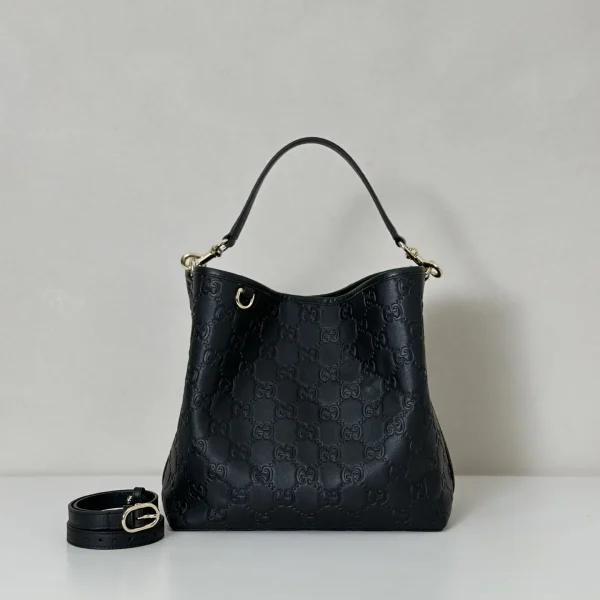 Gucci Embossed Monogram Bucket Bag image 1