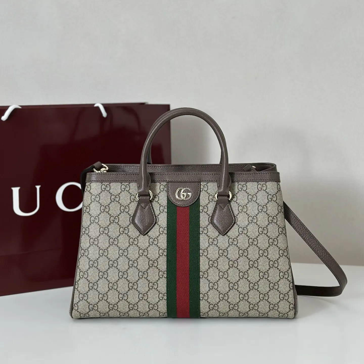 Gucci Monogram Top Handle Bag image 1