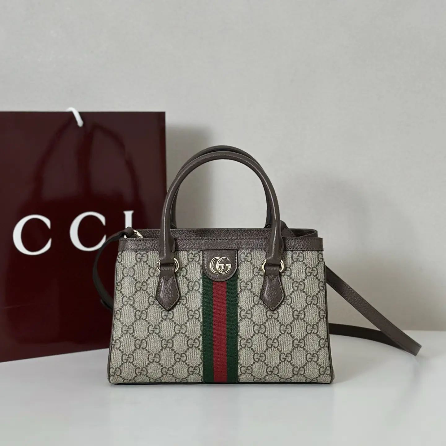 Gucci Monogram Top Handle Bag image 1