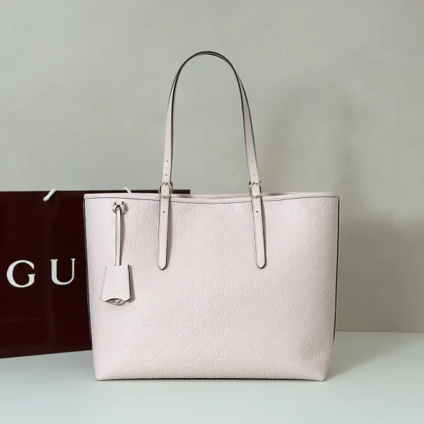 Gucci Embossed Monogram Tote Bag image 1