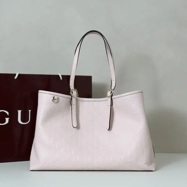 Gucci Embossed Monogram Tote Bag image 1