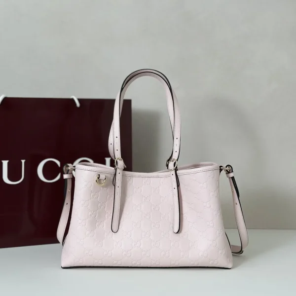 Gucci Embossed Monogram Tote Bag image 1