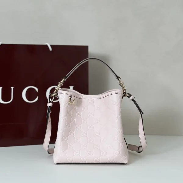 Gucci Embossed Monogram Bucket Bag image 1