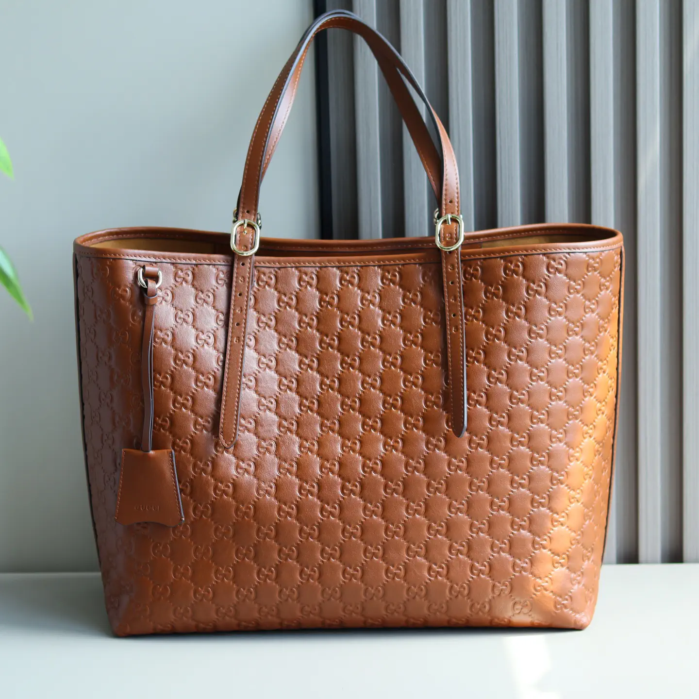 Gucci GG Embossed Tote Bag image 1
