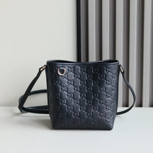 Gucci GG Emblem Mini Bucket Bag image 1