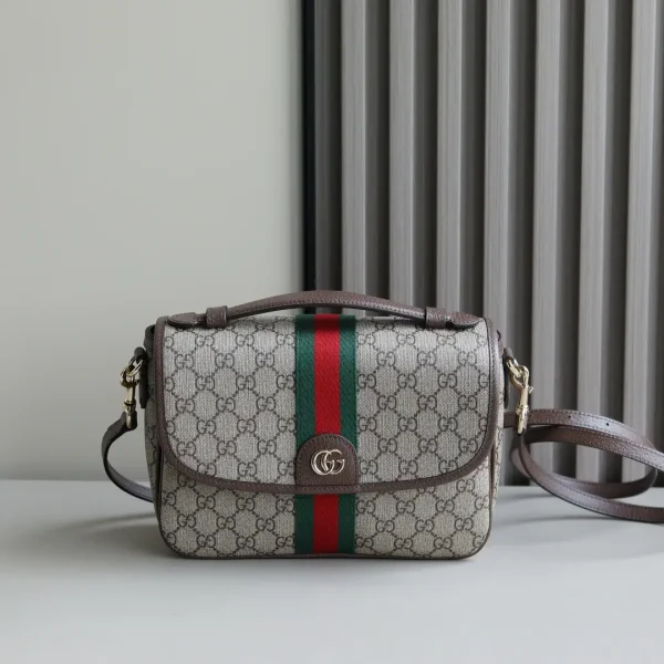 Gucci Ophidia Monogram Top Handle Crossbody Bag image 1