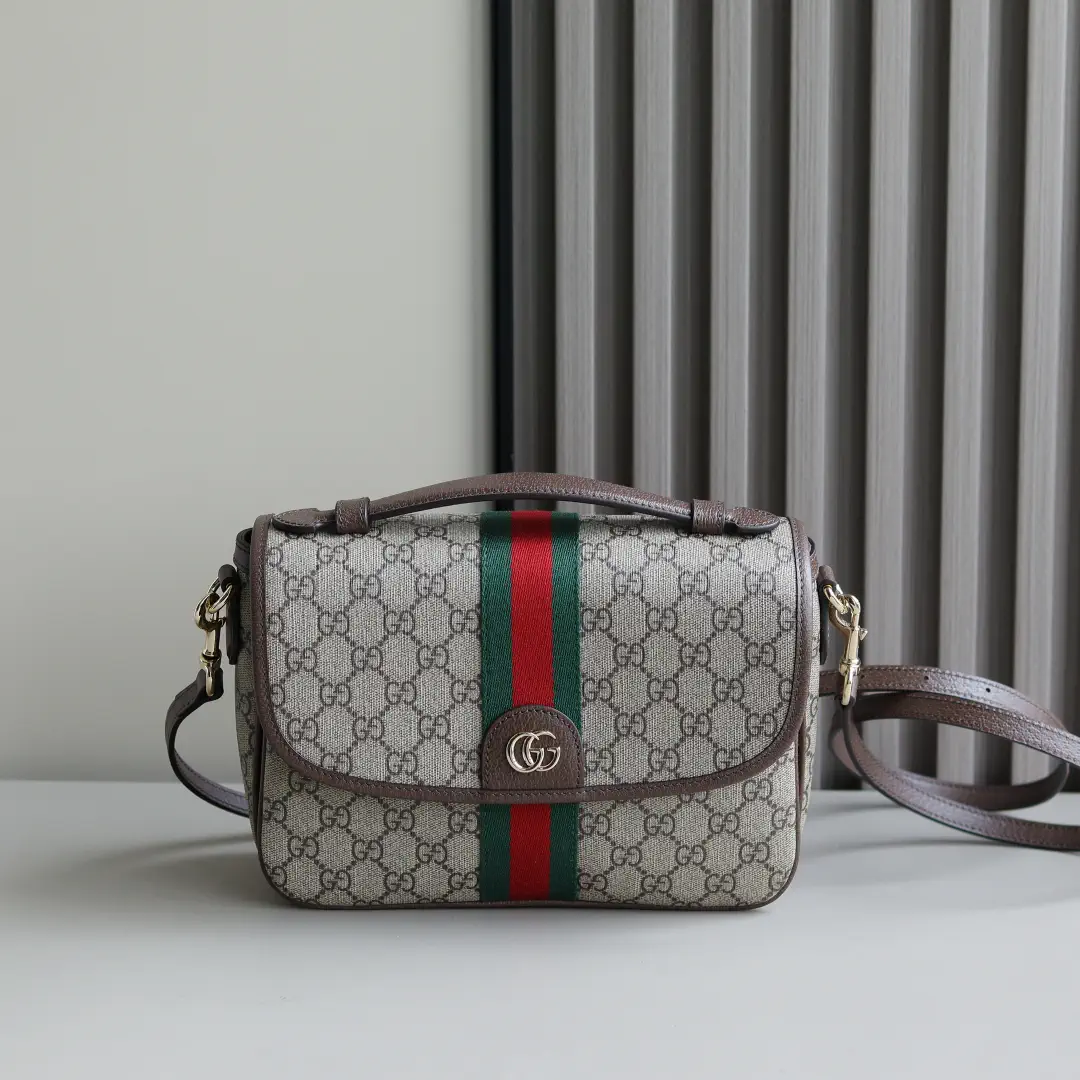 Gucci Ophidia Monogram Top Handle Crossbody Bag image 1