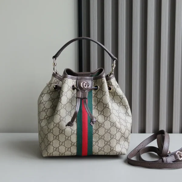 Gucci Ophidia GG Monogram Bucket Bag image 1