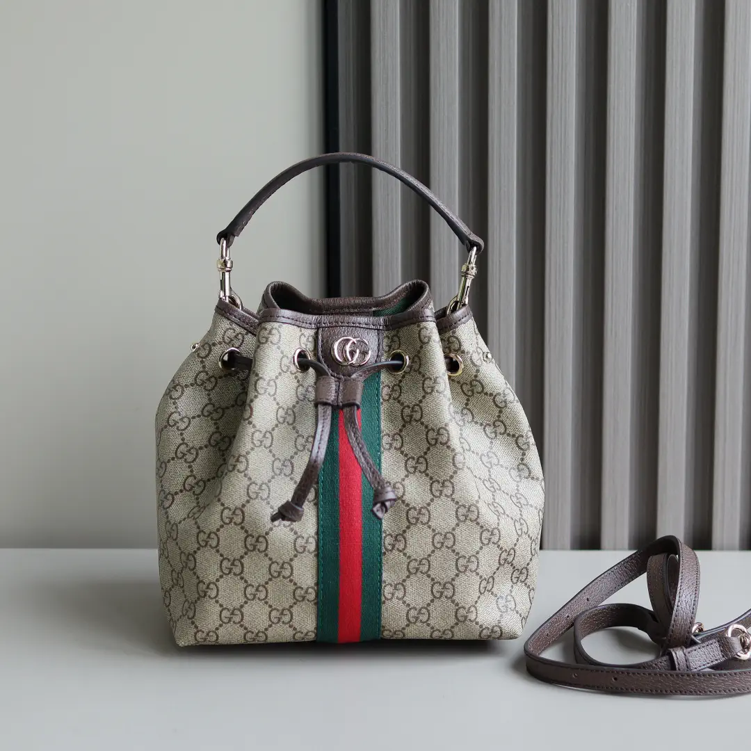Gucci Ophidia GG Monogram Bucket Bag image 1