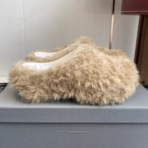 Balenciaga 25ss Fall Winter Thick Sole Wool Slippers image 1