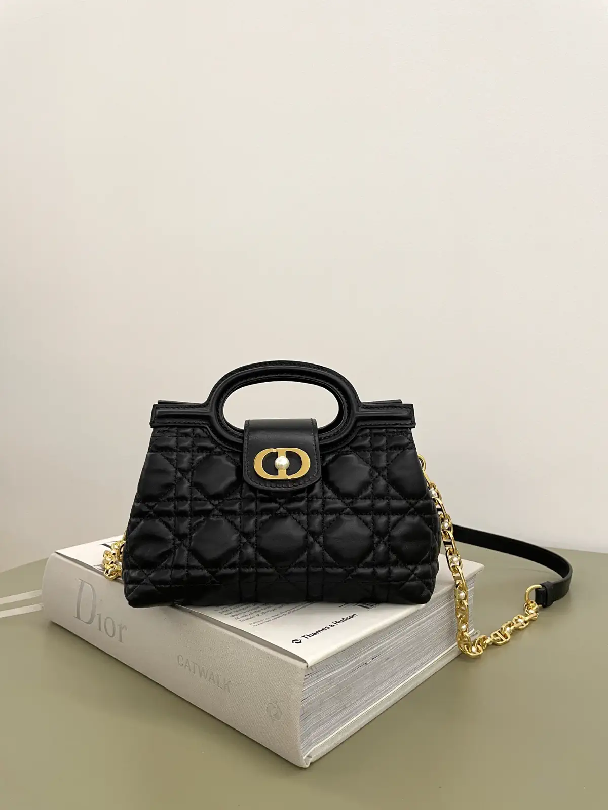 Dior Jolie Quilted Top Handle Bag image 1