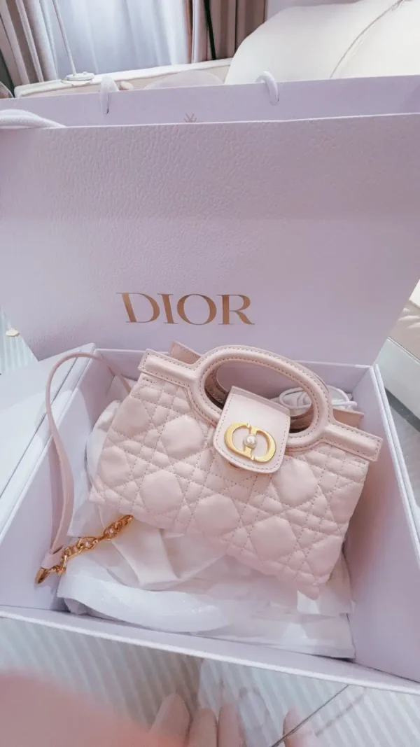 Dior Jolie Top Handle Mini Quilted Bag image 1