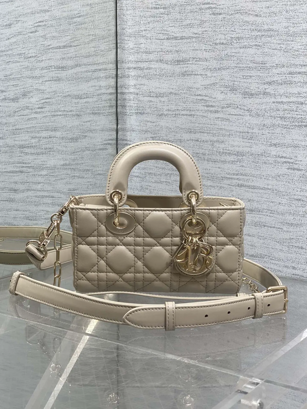 Dior Quilted Mini Top Handle Bag image 1