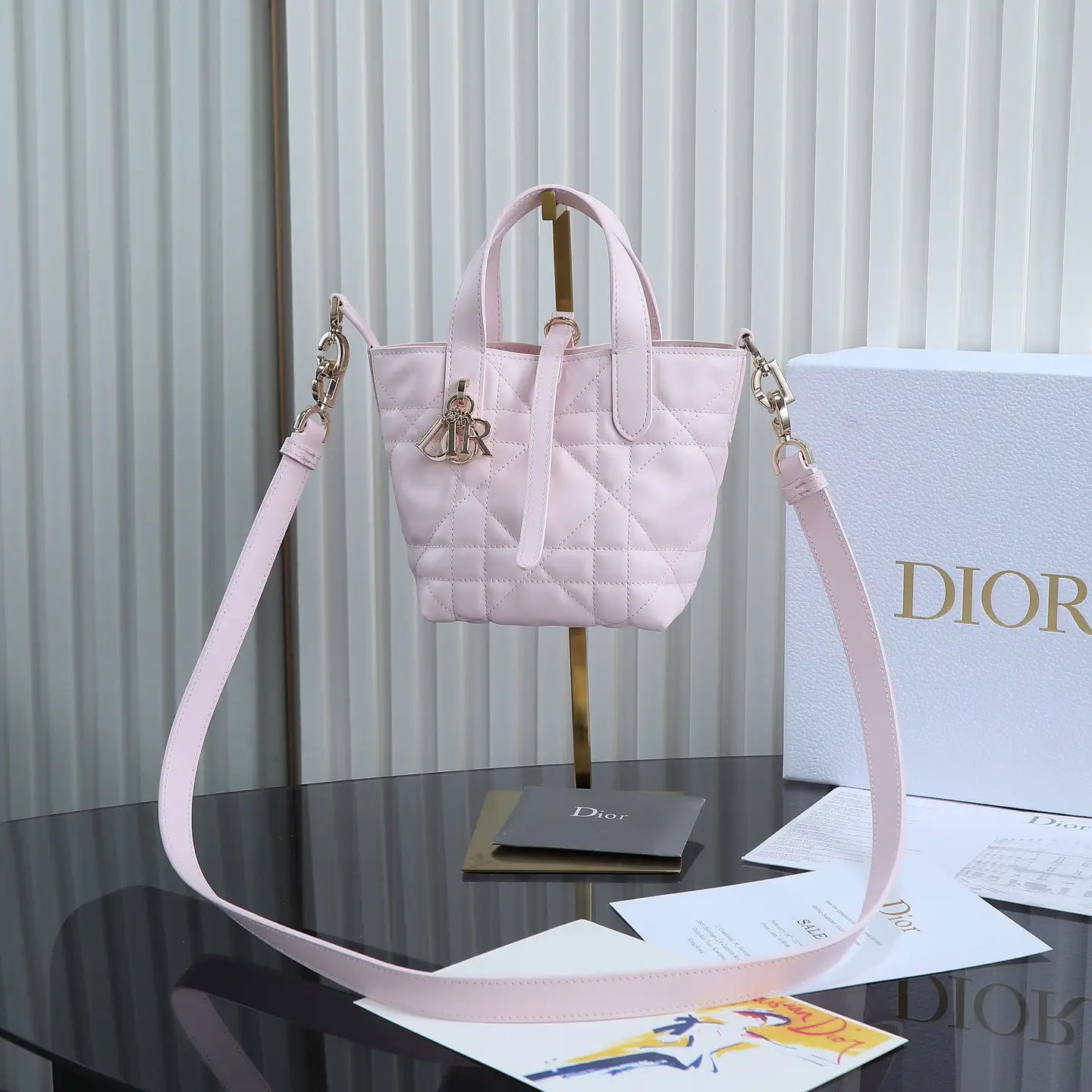 Dior Quilted Mini Top Handle Bag image 1