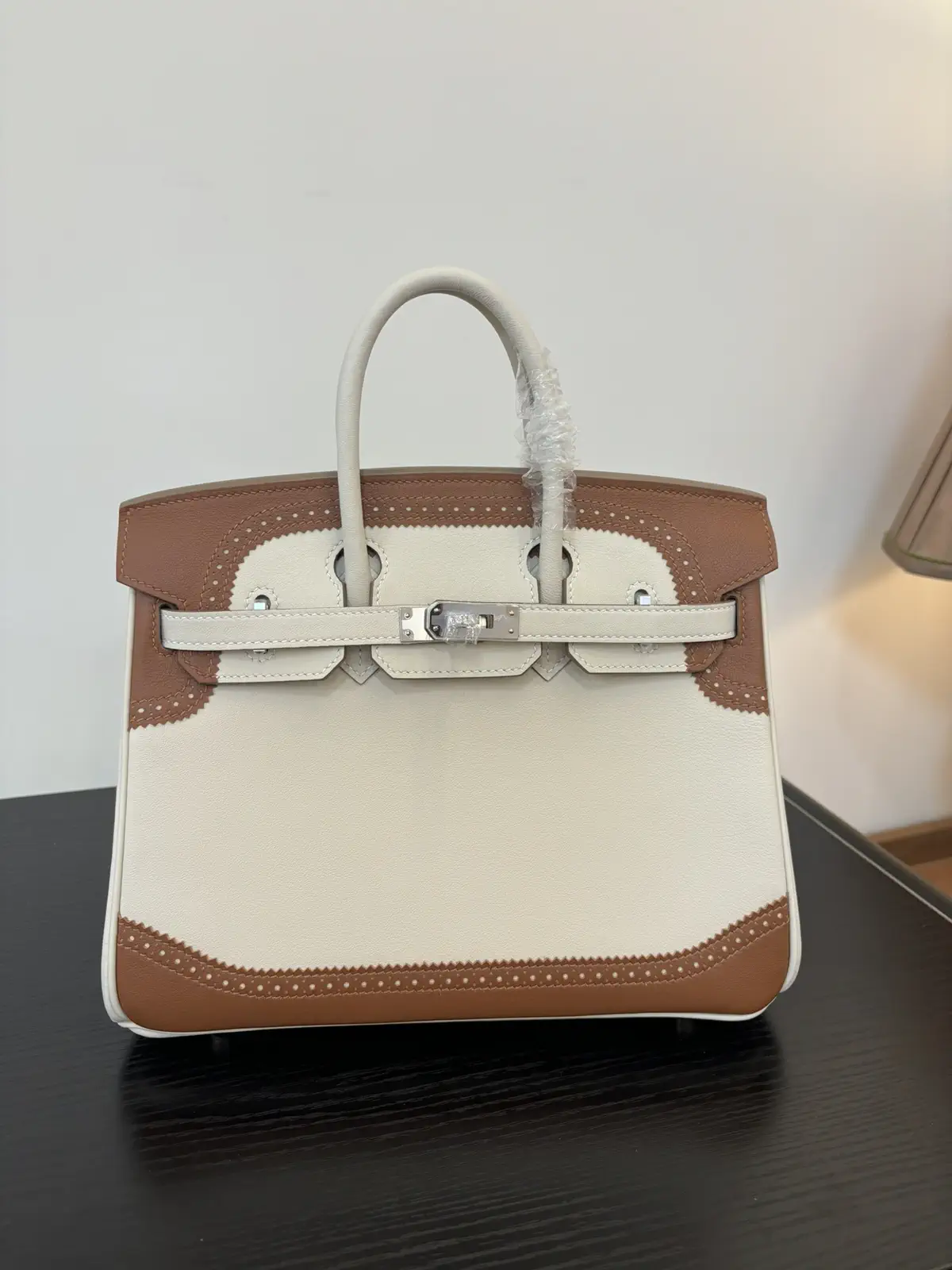 Hermès Two-Tone Top Handle Bag image 1