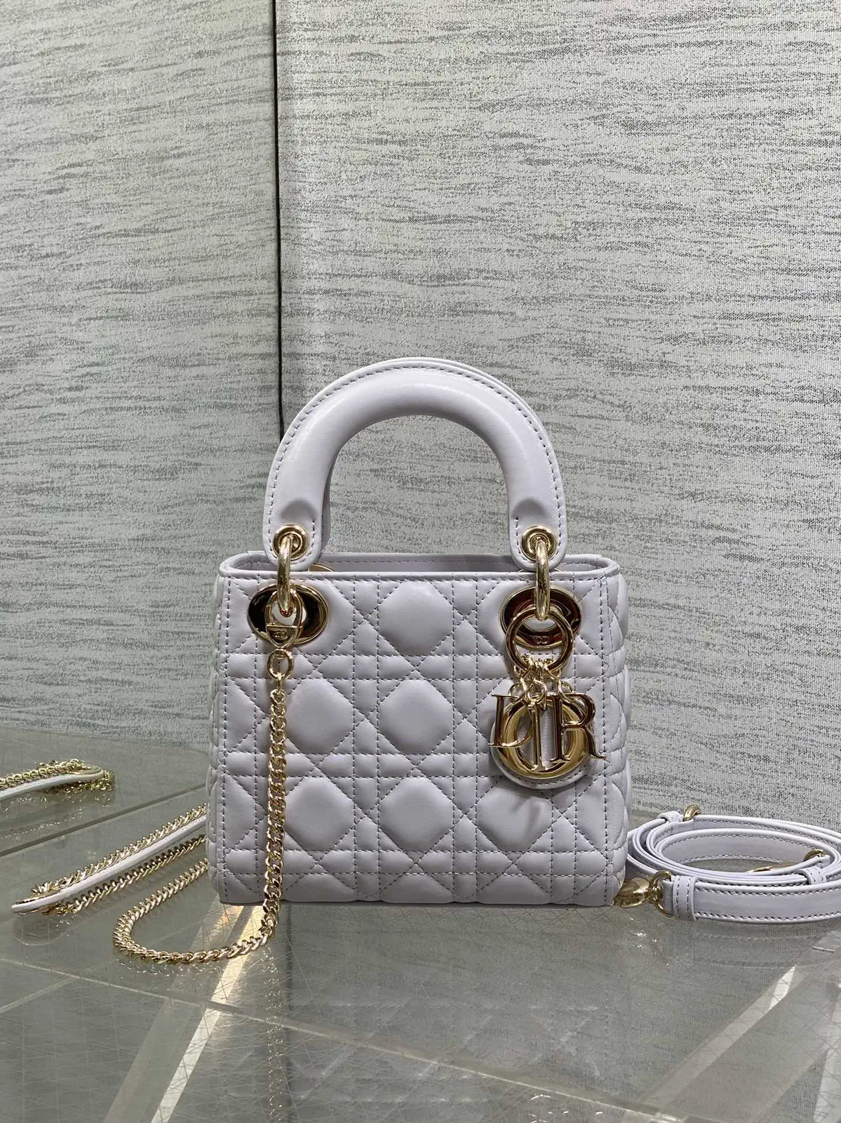 Dior Quilted Mini Lady Bag image 1