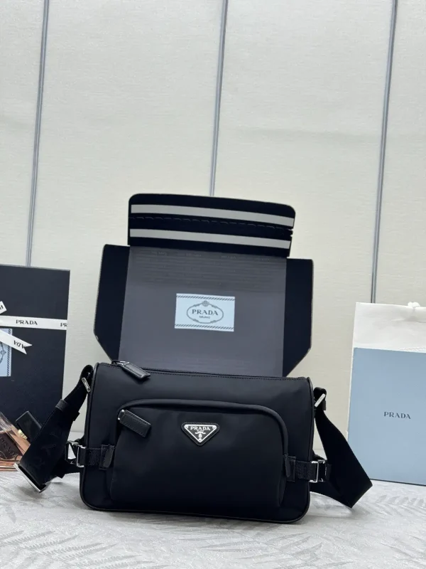 Prada Black Re-Nylon Crossbody Bag image 1