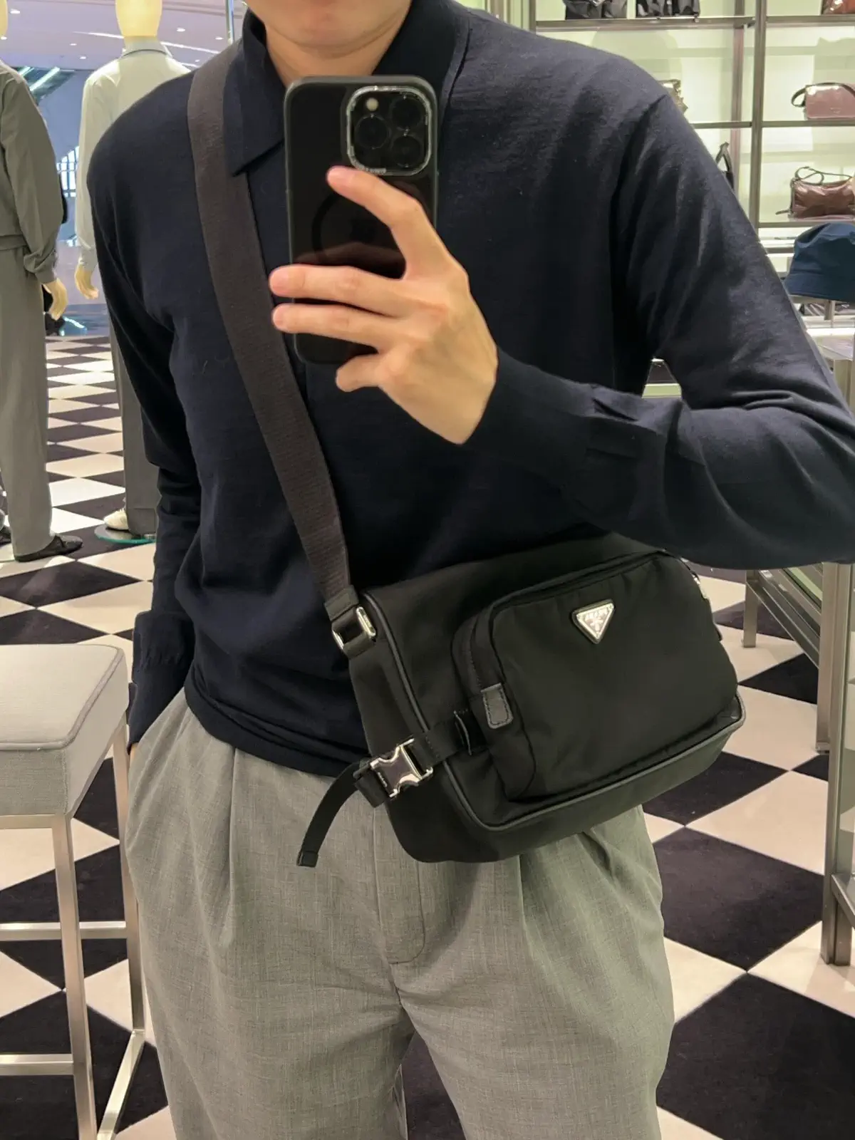 Prada Black Crossbody Bag image 1