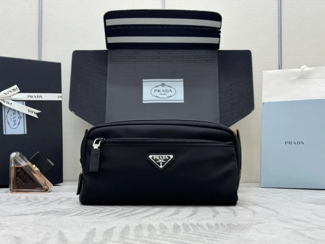 Prada Double Layer Toiletry Bag image 1