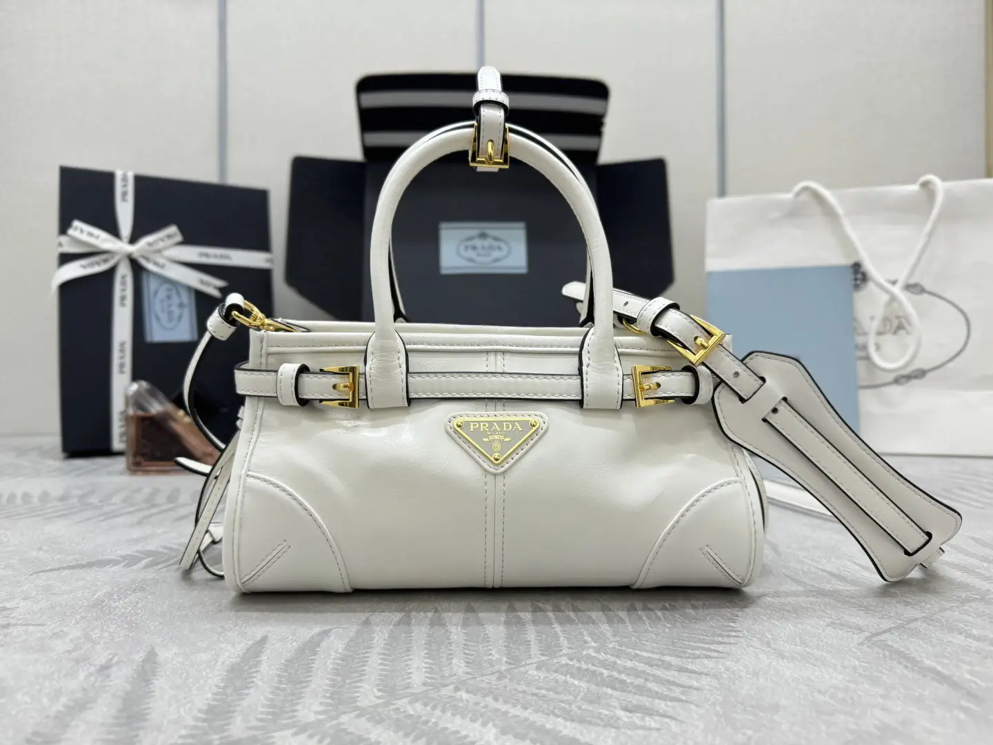 Prada Mini Top Handle Crossbody Bag image 1