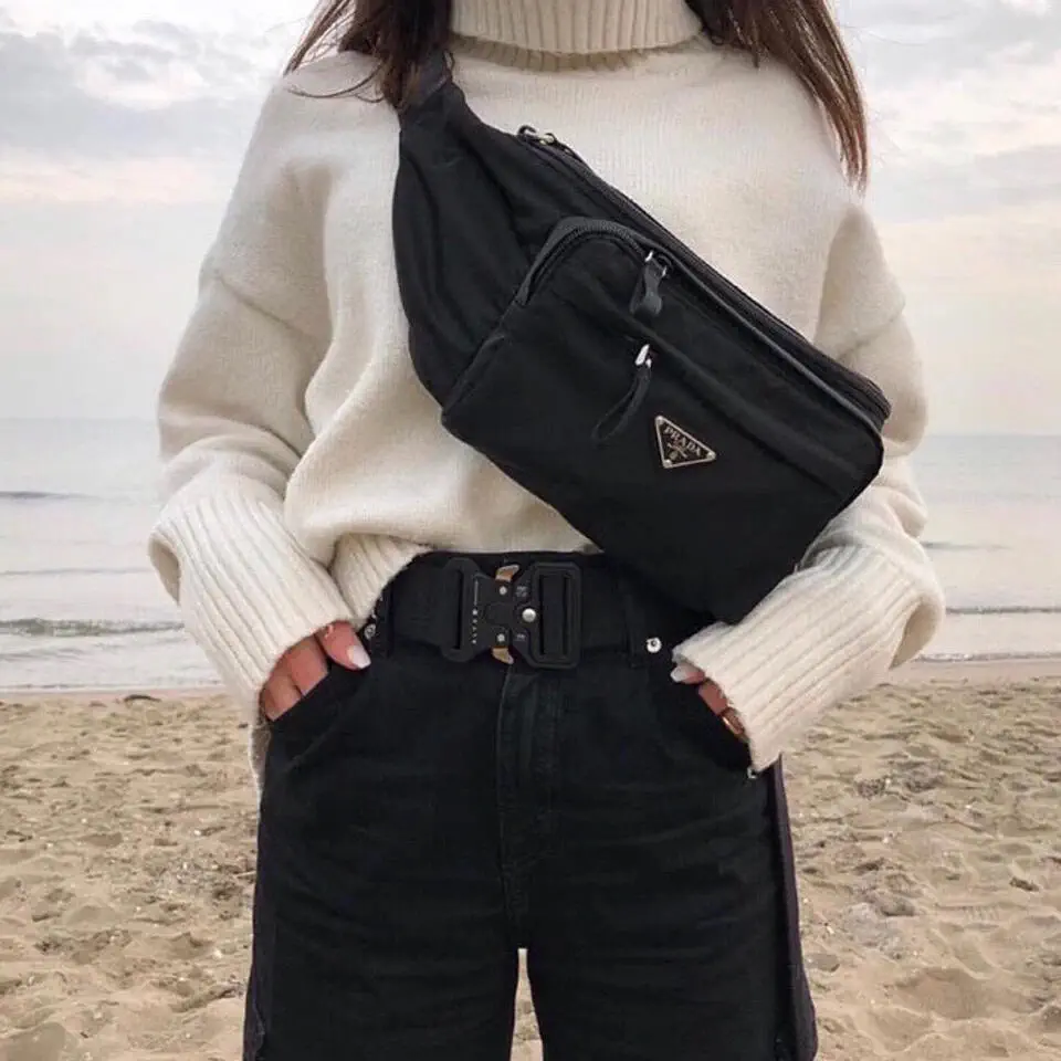 Prada Black Belt Bag image 1