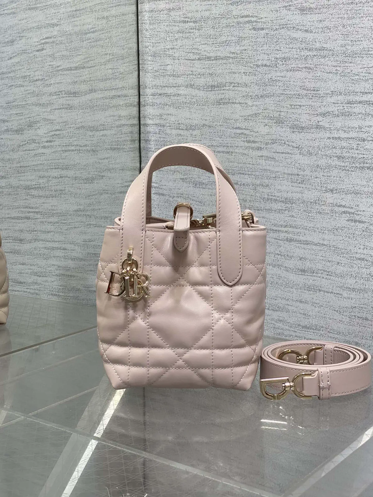 Dior Quilted Mini Top Handle Bag image 1