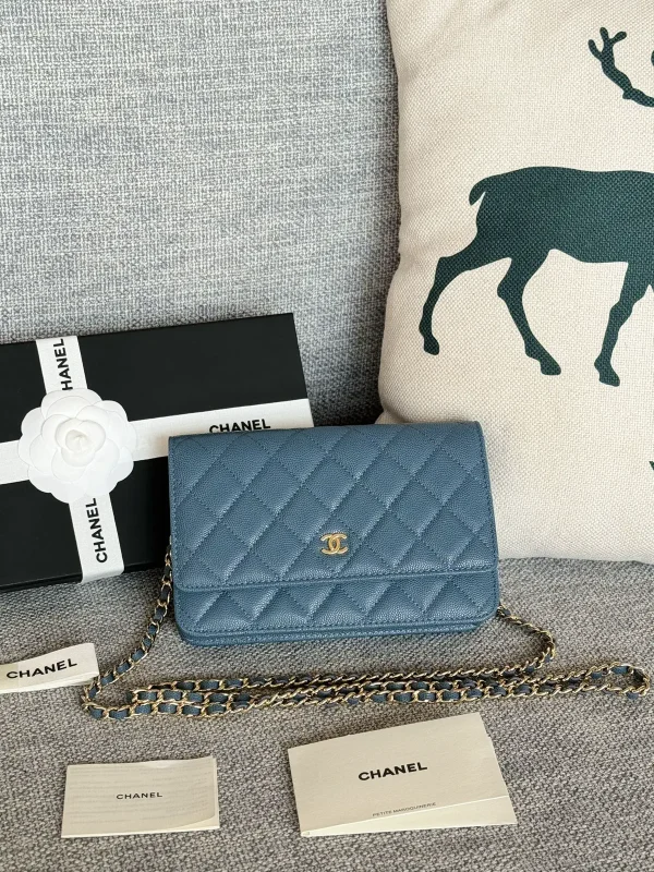 Chanel Quilted Caviar WOC Crossbody Bag image 1