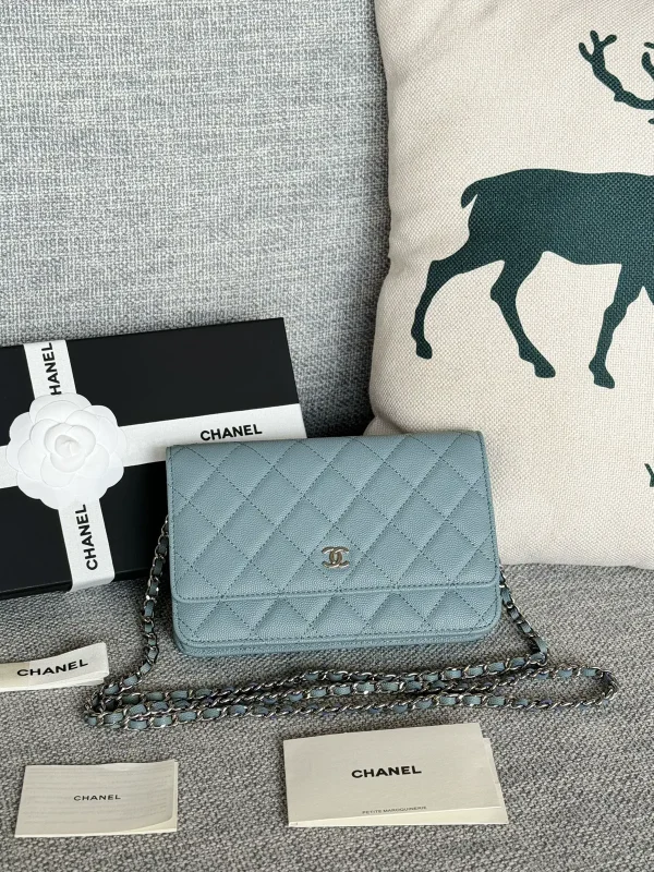Chanel Quilted Caviar WOC Crossbody Bag image 1