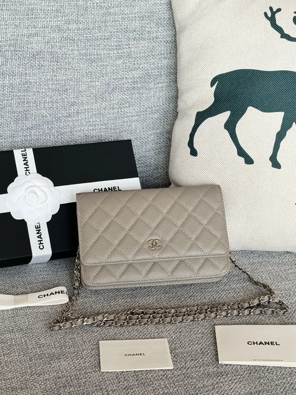 Chanel Quilted Wallet on Chain image 1