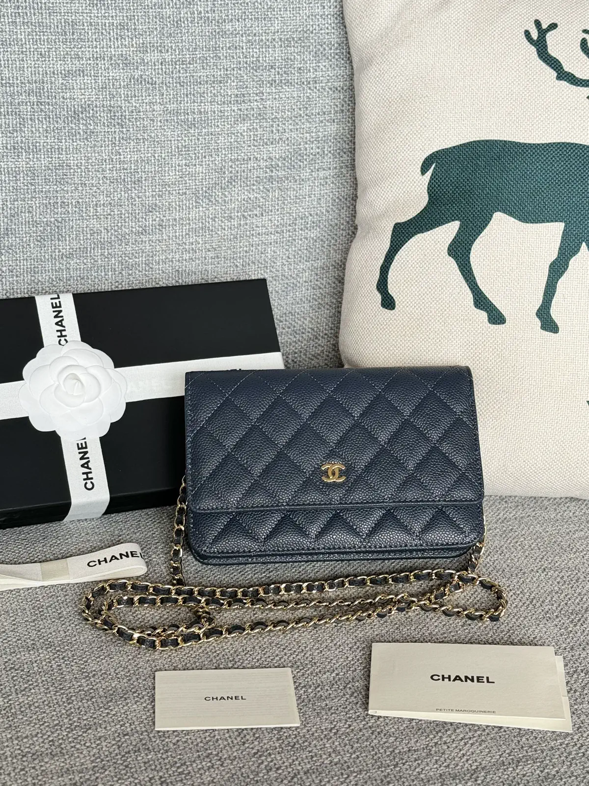 Chanel Quilted Wallet on Chain image 1