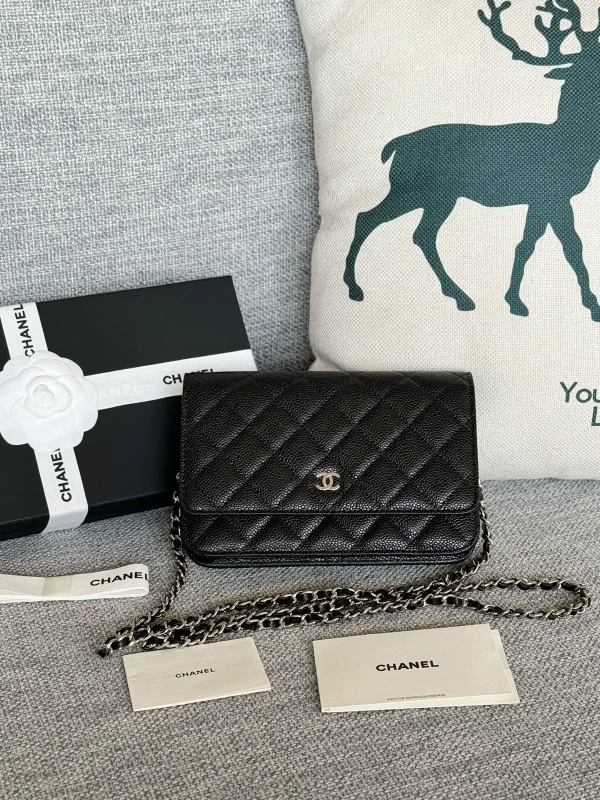 Chanel Quilted Wallet on Chain image 1